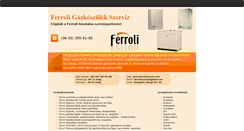 Desktop Screenshot of ferroliszerviz.com